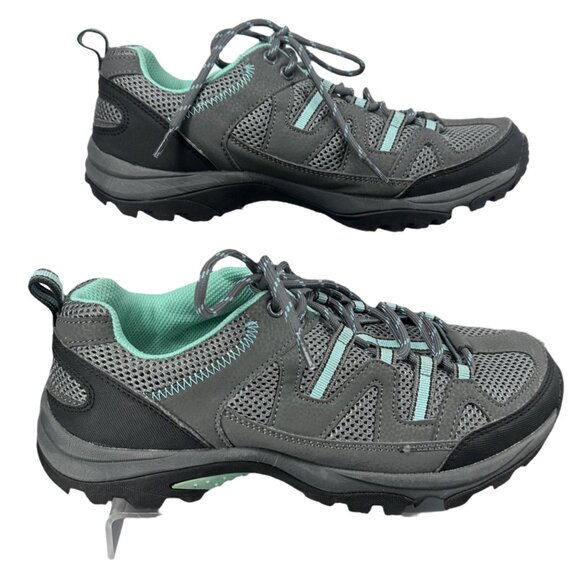 Nord Trail Mount Evans Shoes - Nord Trail Mt. Evans Hiking Shoes Charcoal Mint 8.5 (No Insoles)